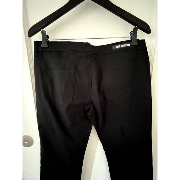 Womens Love Moschino Black Straight Leg Jeans Size 32 - Picture 5 of 10